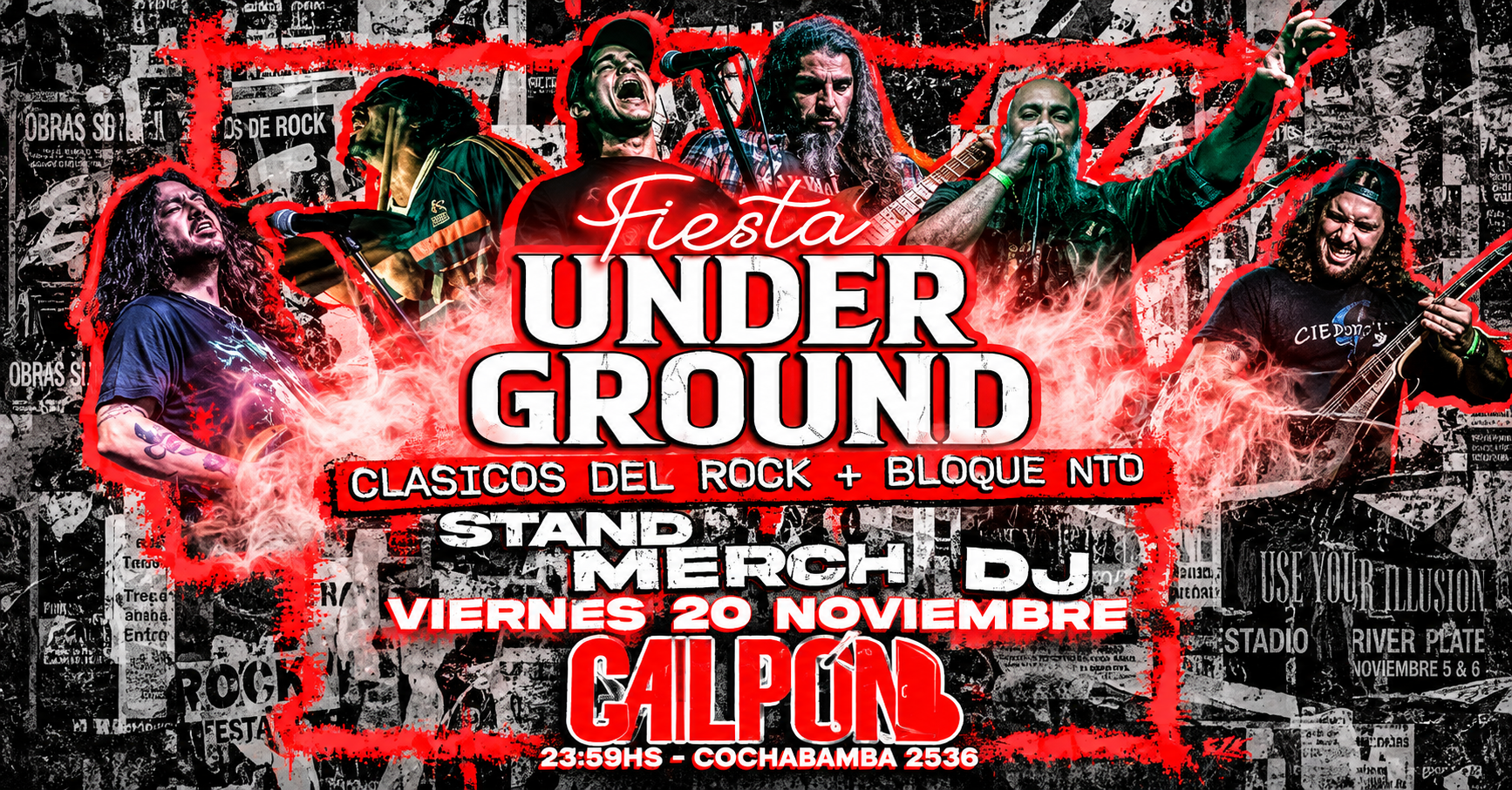 En noviembre llega la FIESTA UNDERGROUND