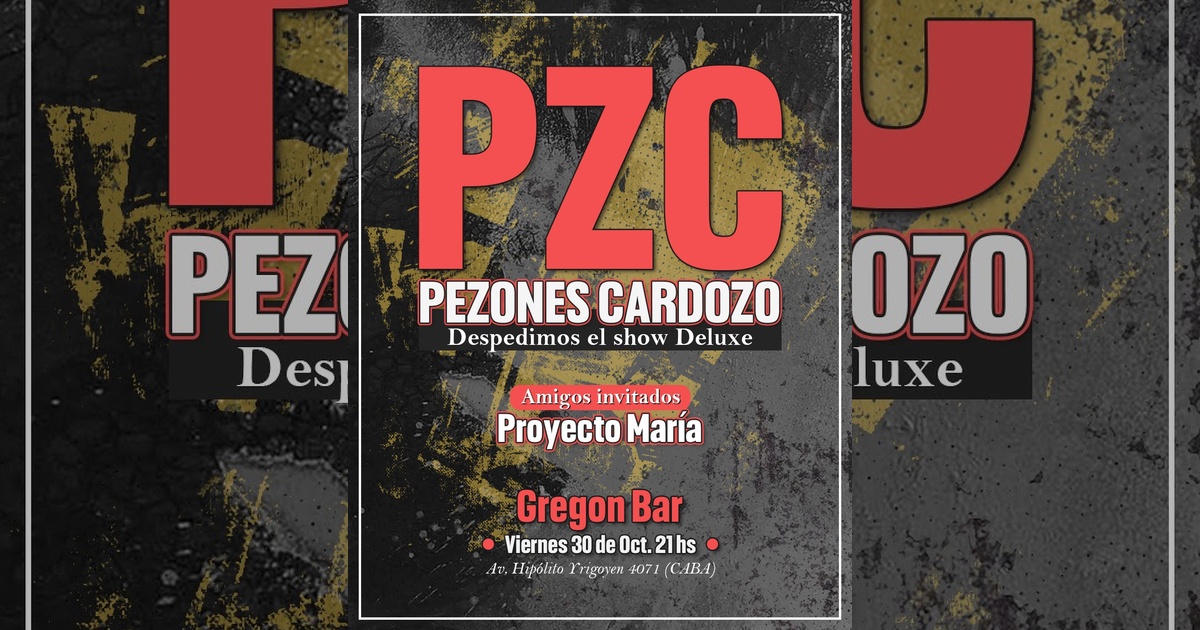 Pezones Cardozo despide su show Deluxe